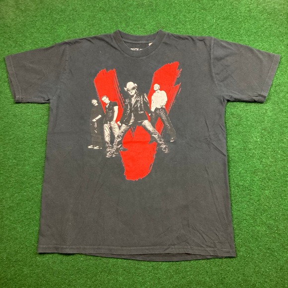 Vintage U2 Shirt Mens XL Black 2005 Vertigo Cocnert Tour Rock Band Promo Y2K Tee - Picture 2 of 13